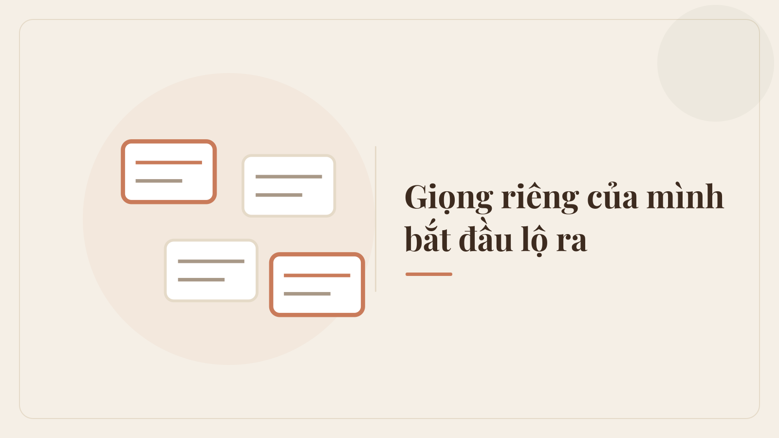 Demo Ngày 6 — Giọng riêng của mình bắt đầu lộ ra