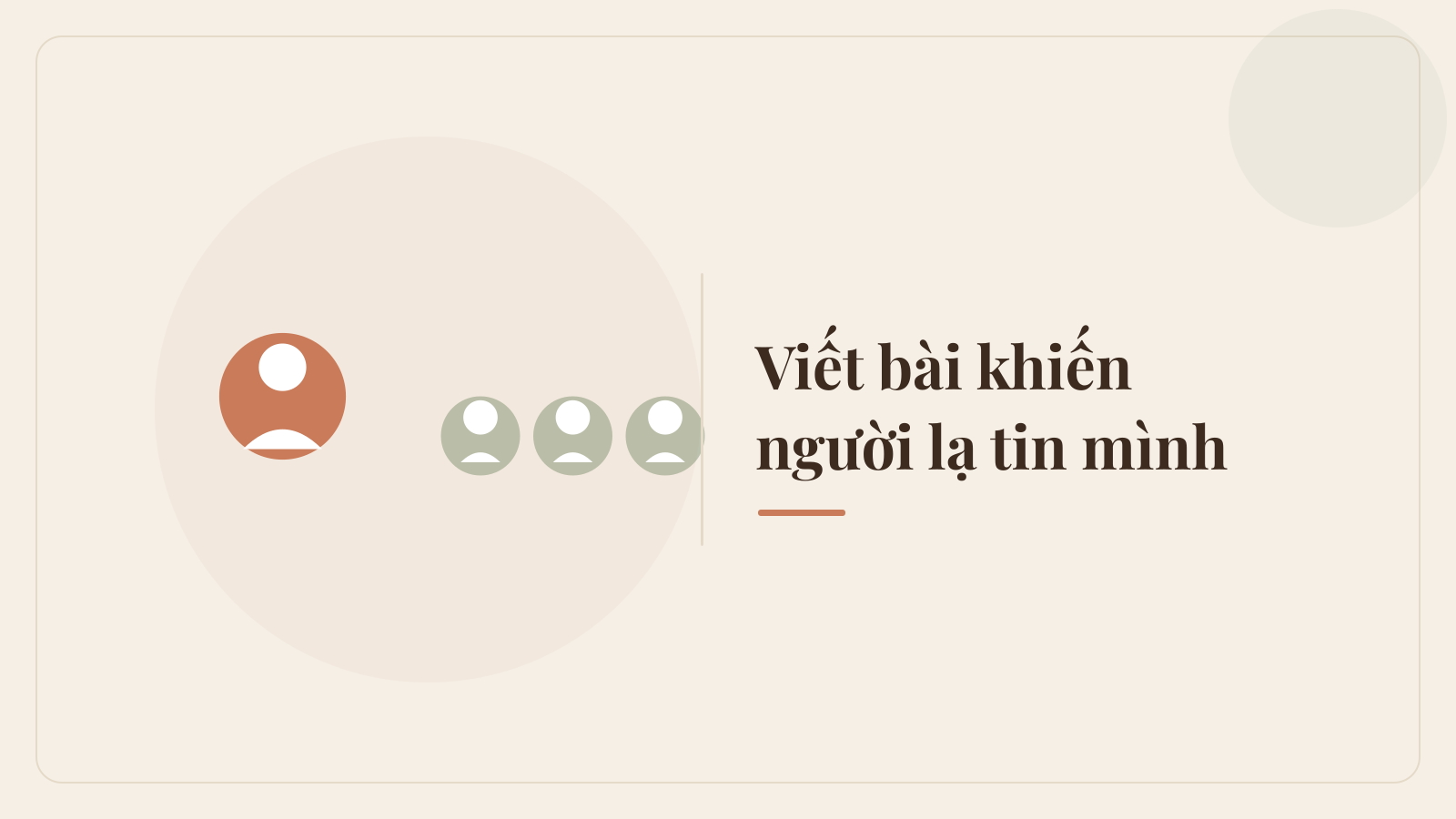 Demo Ngày 9 — Viết bài khiến người lạ tin mình